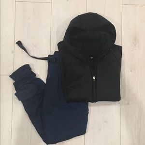 Uniqlo Set of Fleece Lined Pants & Jacket